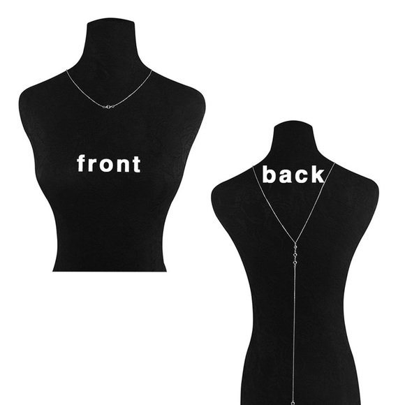 Crystal Backdrop Back Body Necklace - Picture 7 of 15